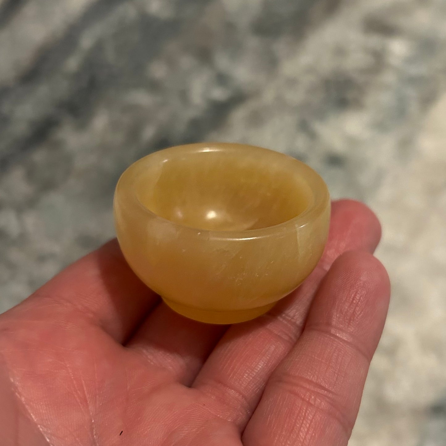 Yellow Calcite Mini Bowl