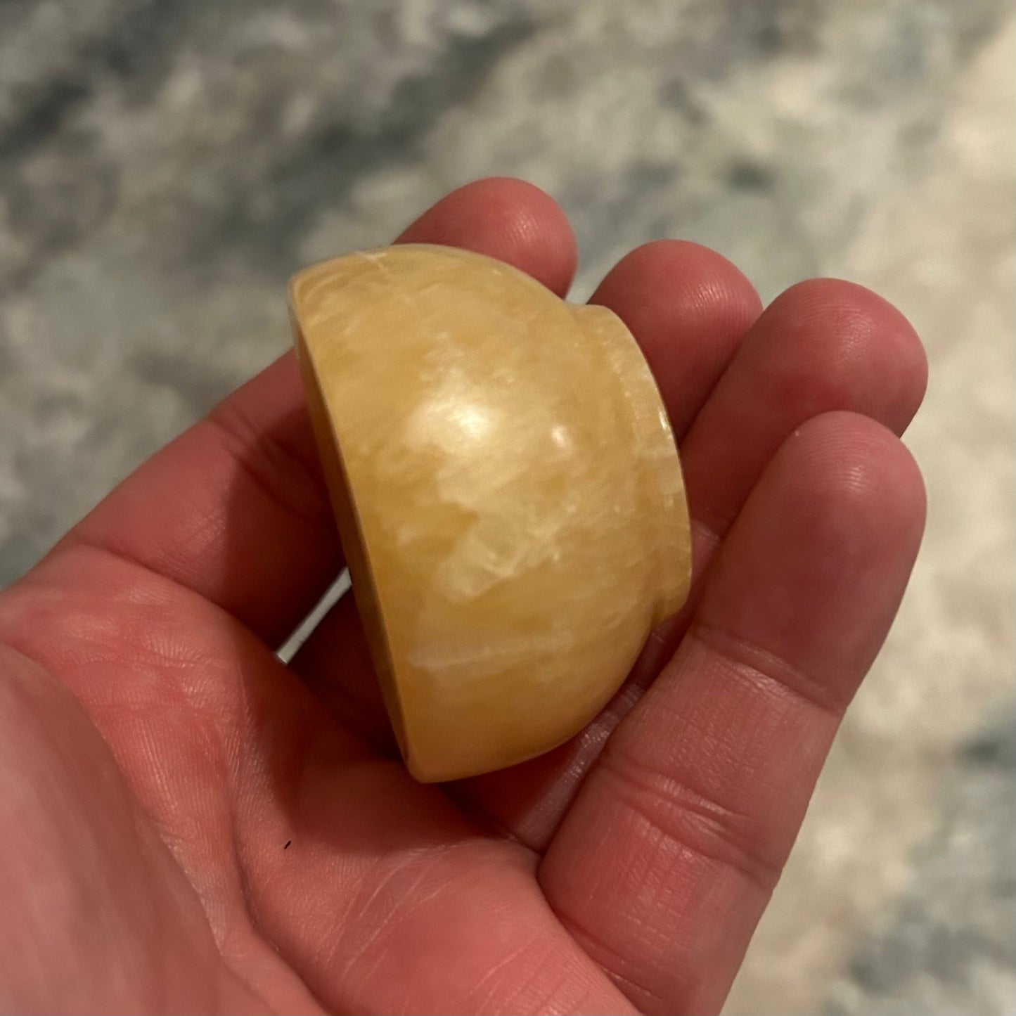 Yellow Calcite Mini Bowl