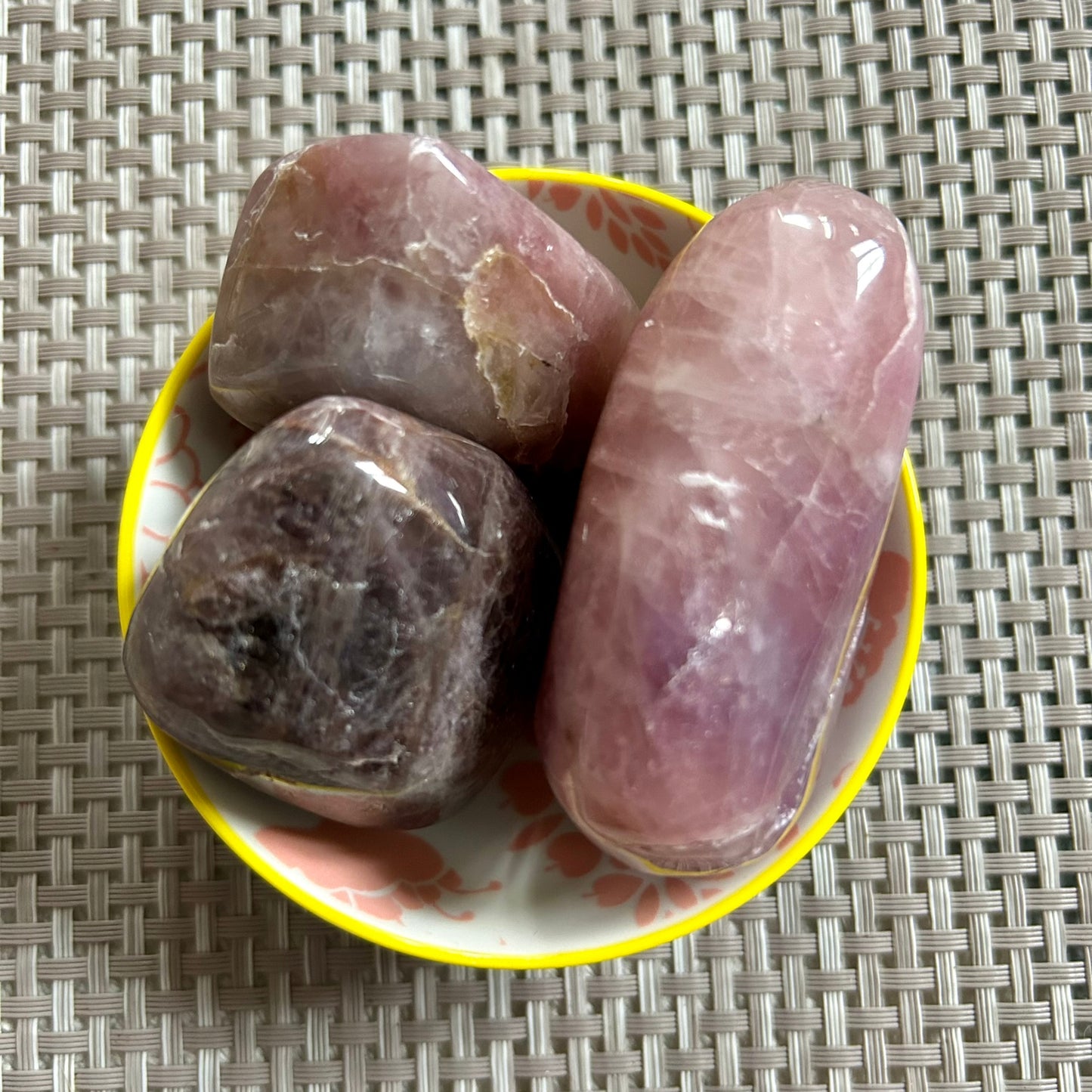 Lavender Rose Quartz XL Tumbles