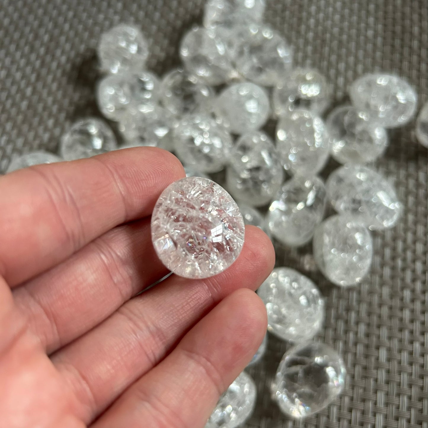 Crackle Quartz Tumbles