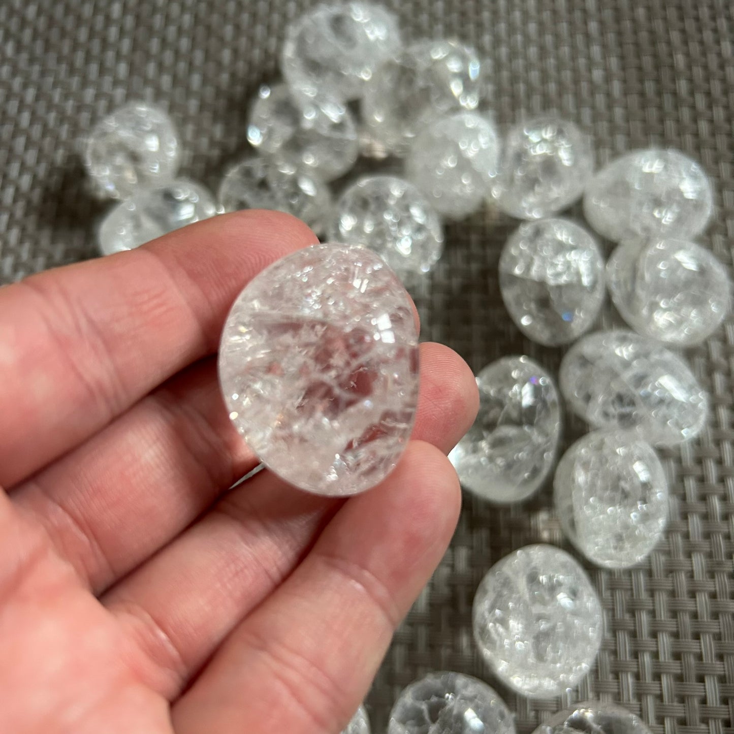 Crackle Quartz Tumbles