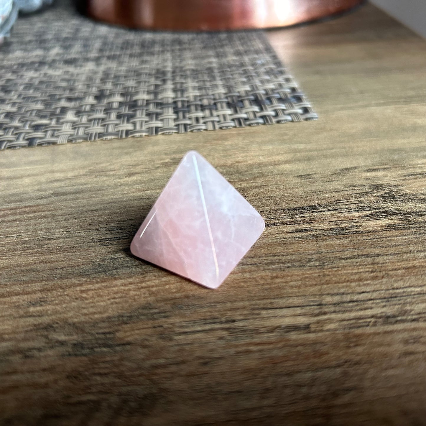 Rose Quartz Pyramids