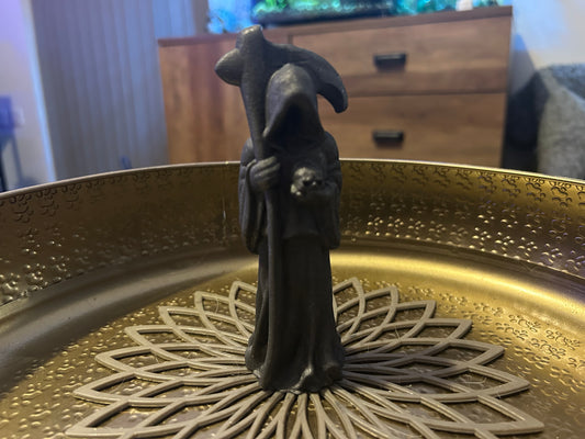 Shungite Grim Reaper Figure