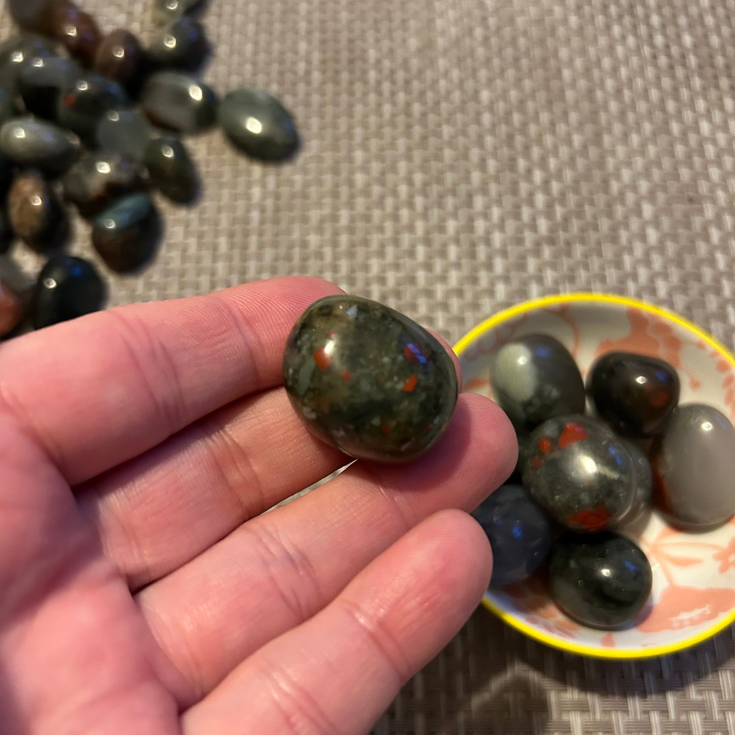 African Bloodstone Tumbles