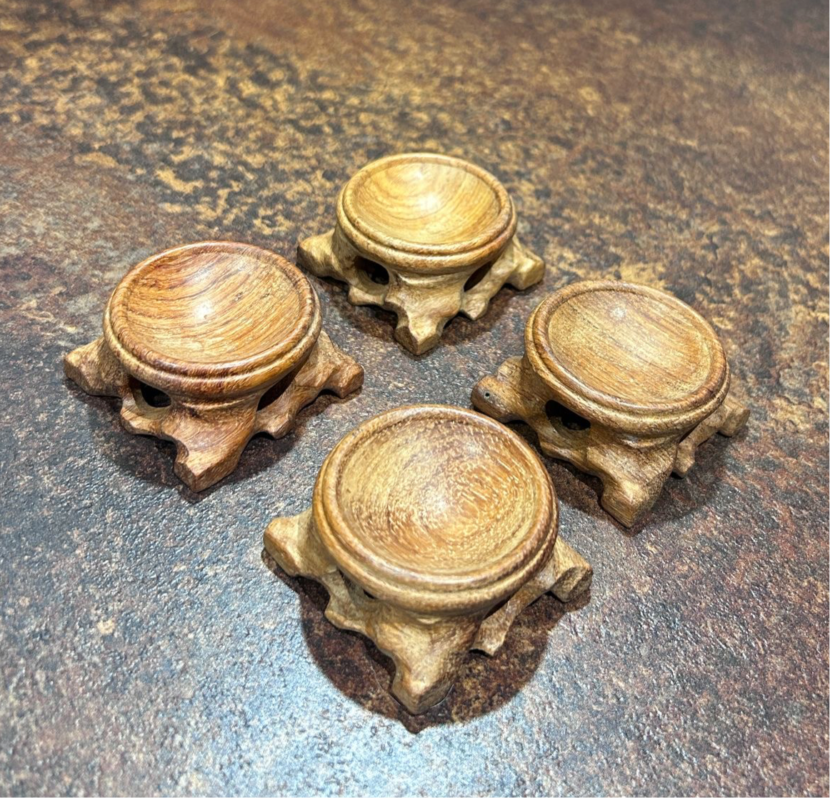 Wooden Sphere Stand