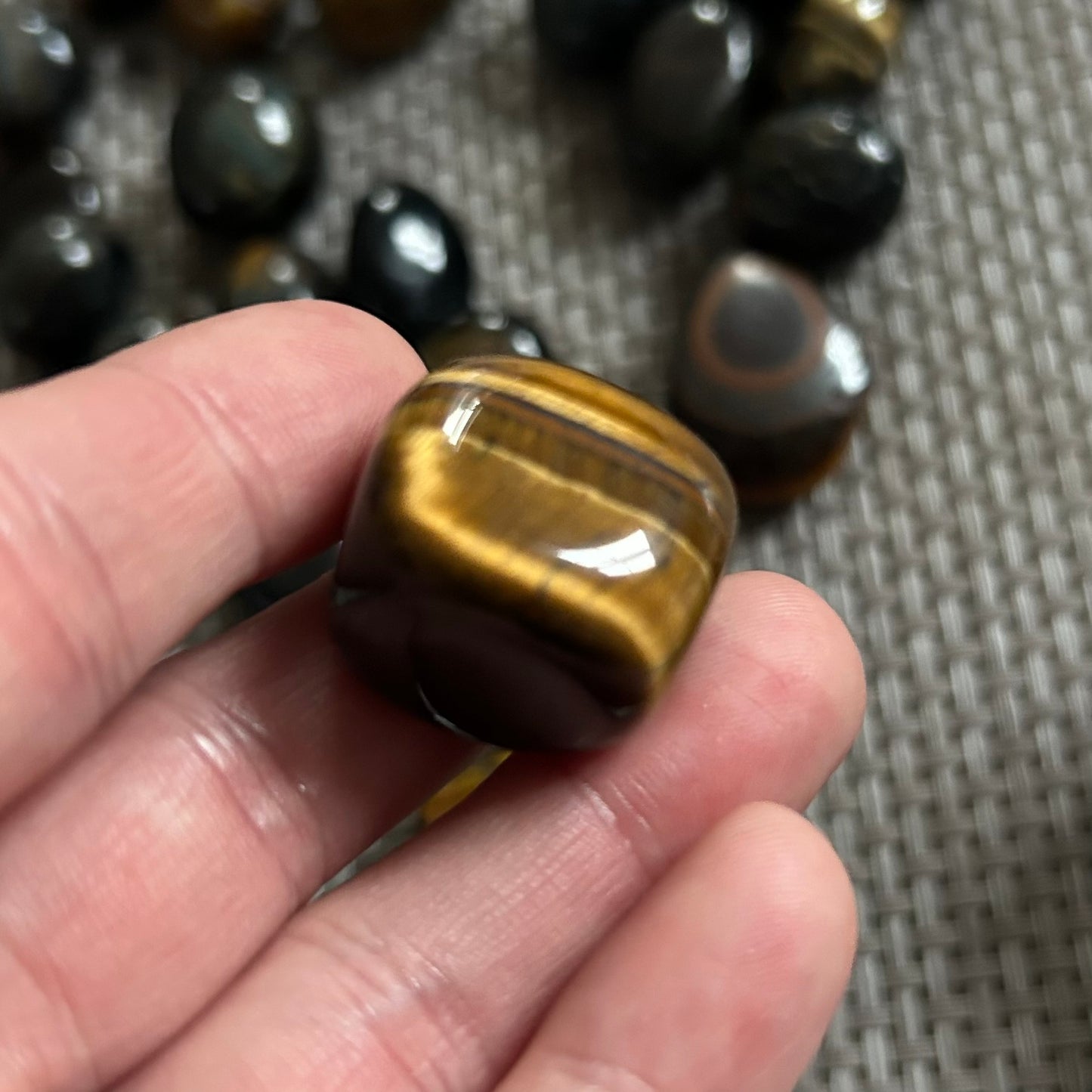 Tiger's Eye Tumbles