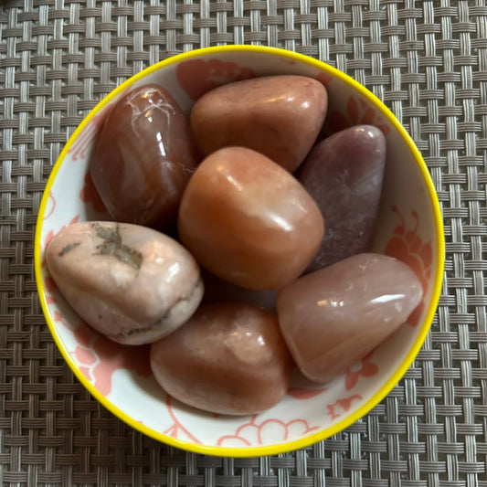 Peach Jade Small Tumbles