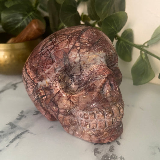 Cherry Creek Jasper Large Skulls - Earth Elements UK