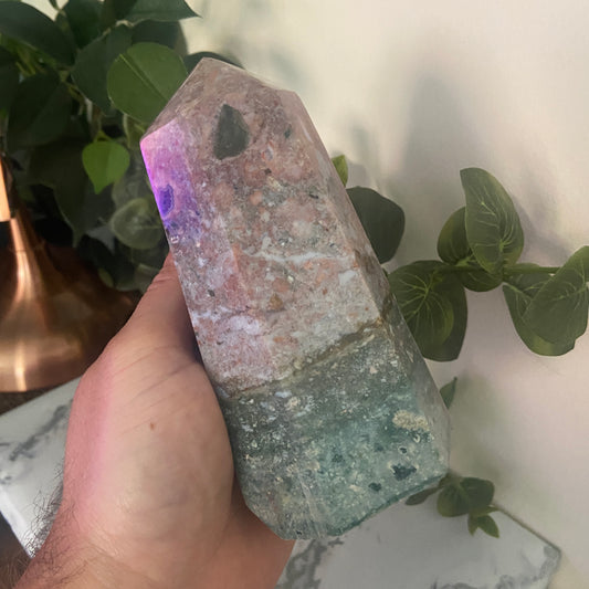 Ocean Jasper Large Point - Earth Elements UK
