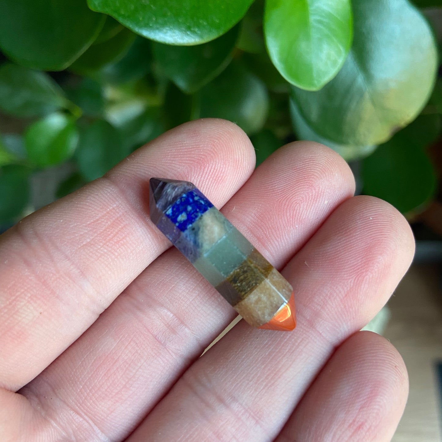 Mini Chakra Multicoloured DT Points - Earth Elements UK
