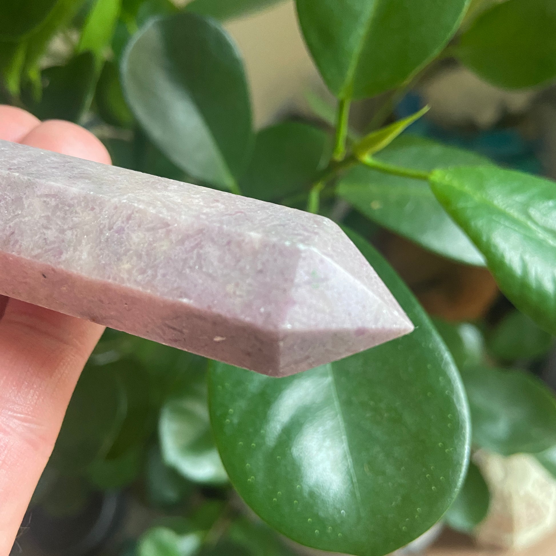Pink Agate Double Terminated Point - Earth Elements UK