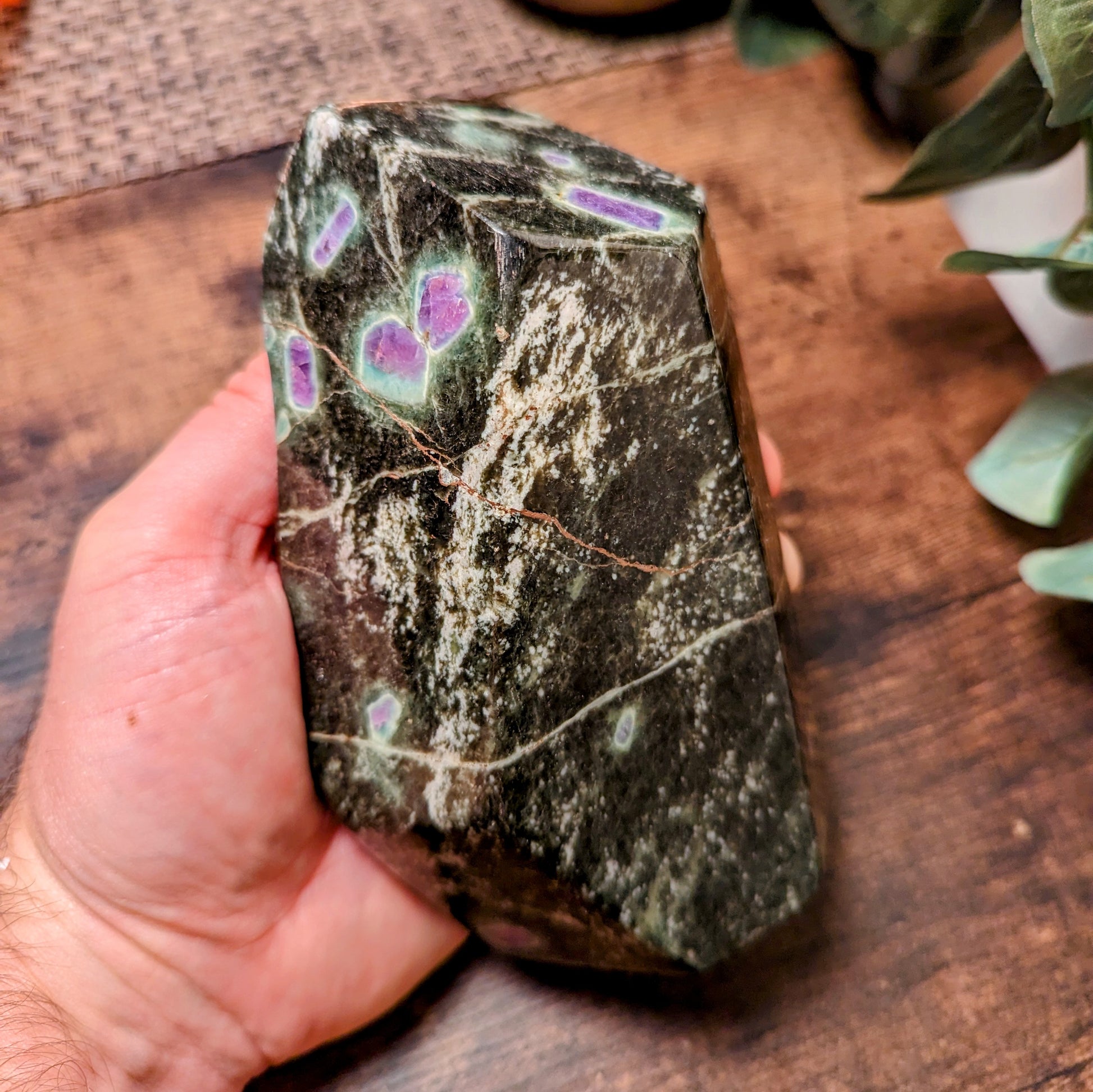 Ruby Zoisite Freeforms - Earth Elements UK