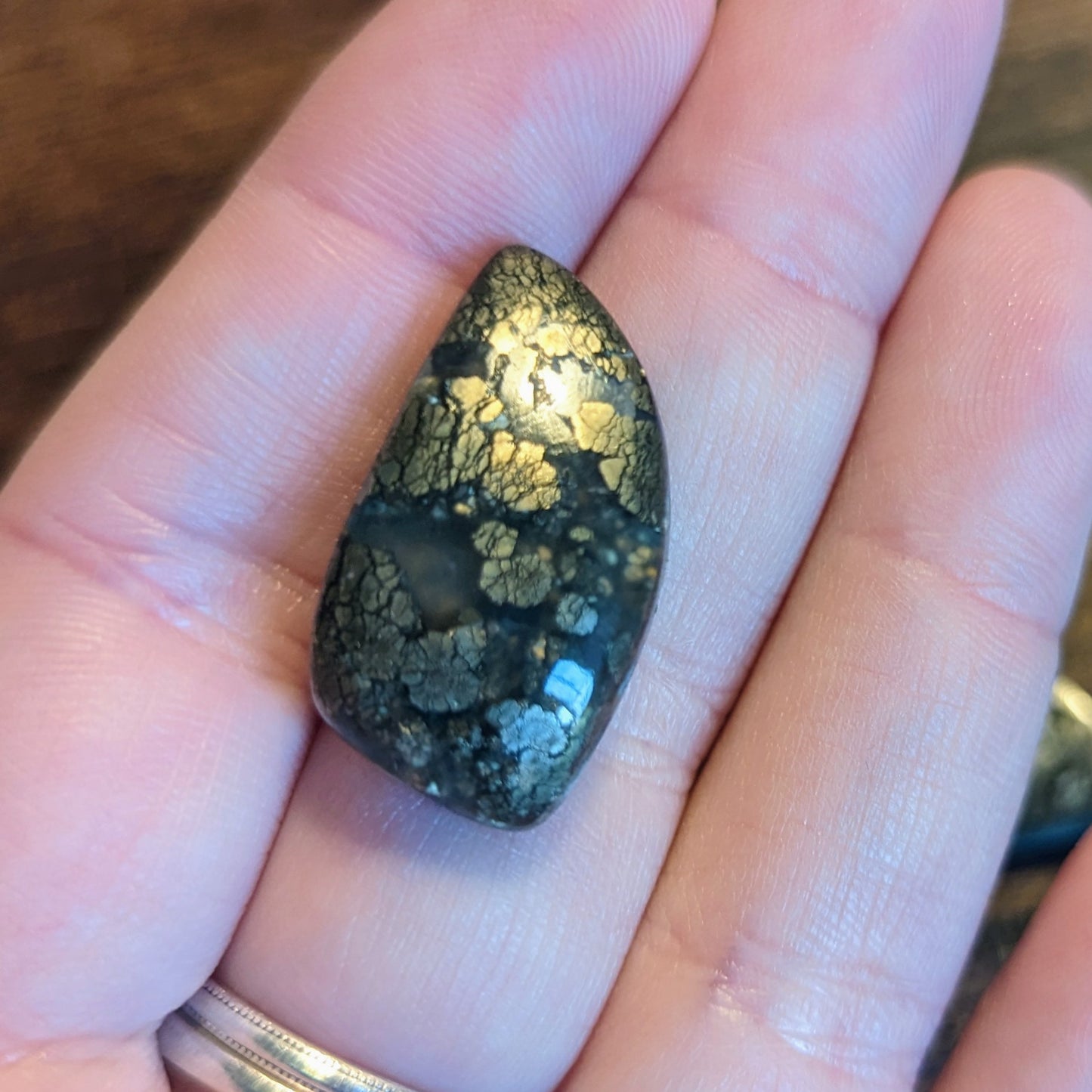 Marcasite Cabochons Set x 7