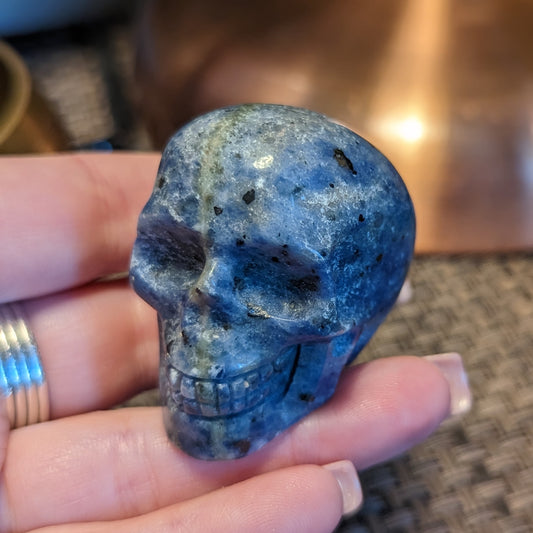 Sodalite 40mm Skull