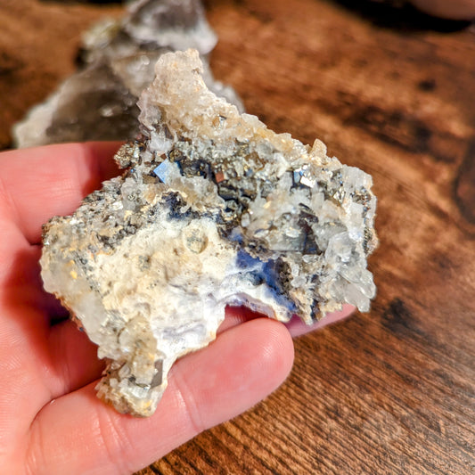 Pyrite Quartz Clusters – 95g