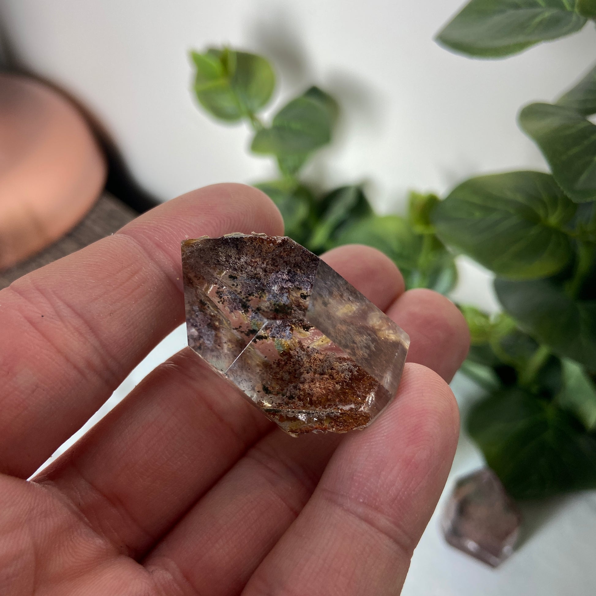 Lodolite / Garden Quartz Points - Earth Elements UK
