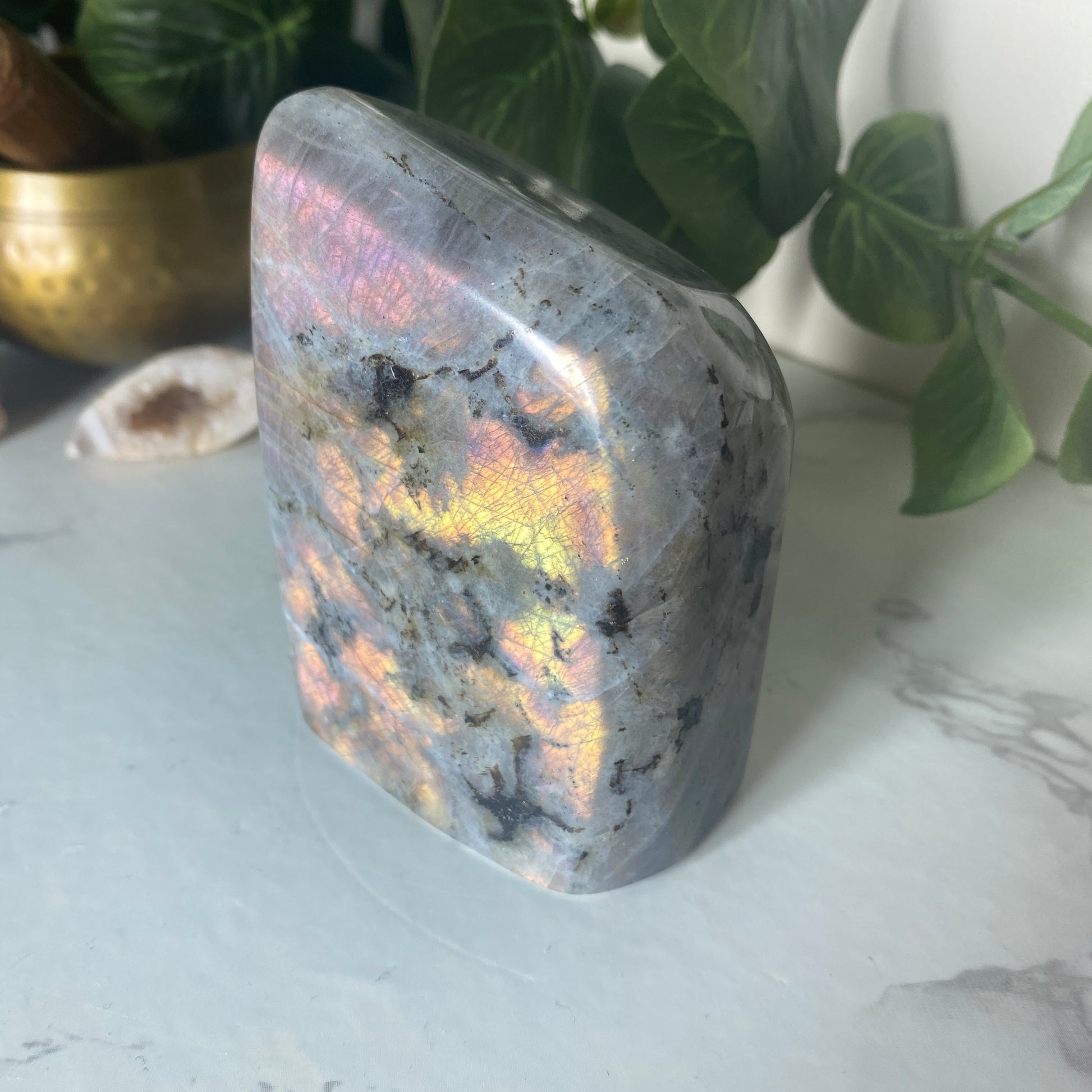 Labradorite Sunset Flash Freeform - Earth Elements UK