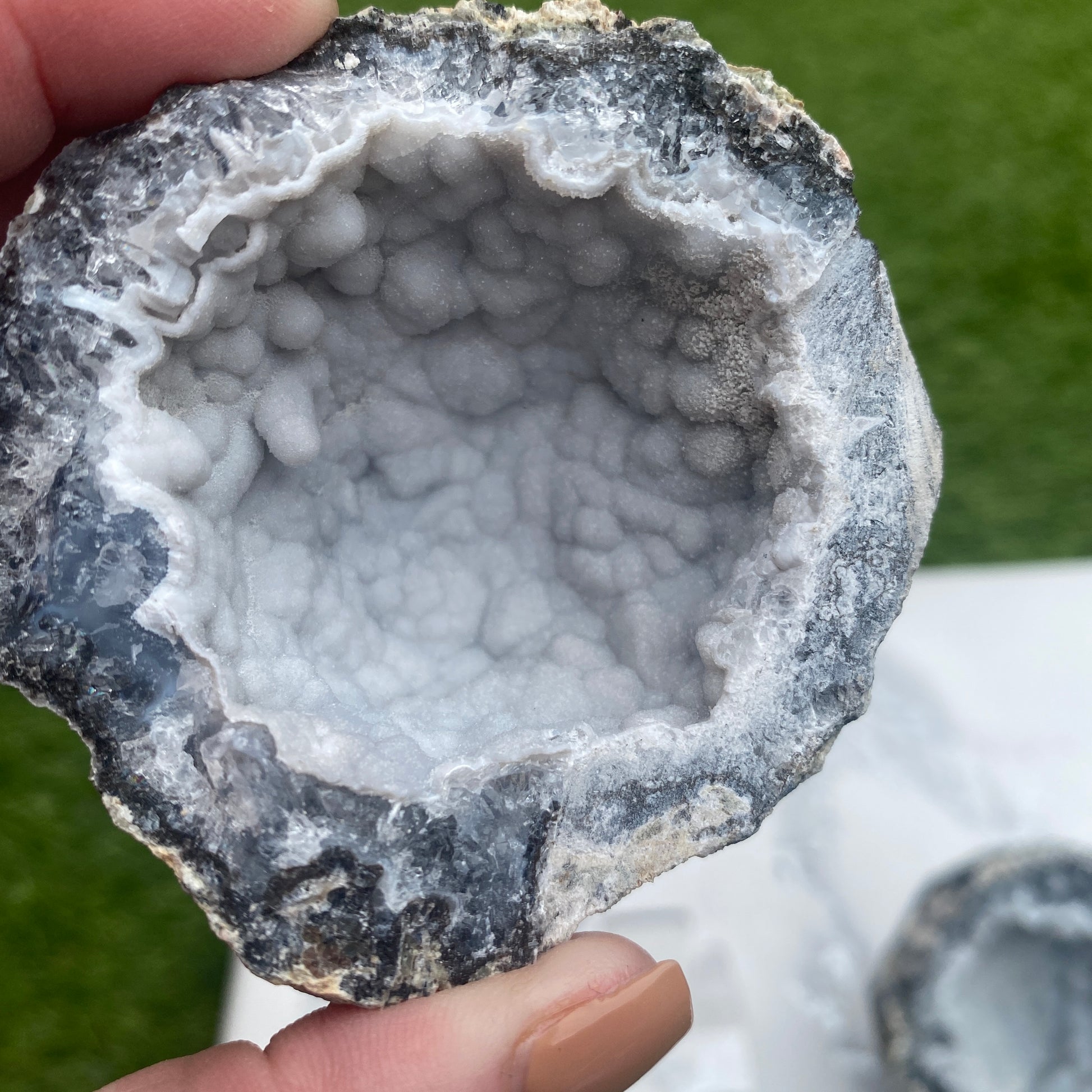 Large Crystal Geode (3) - Earth Elements UK