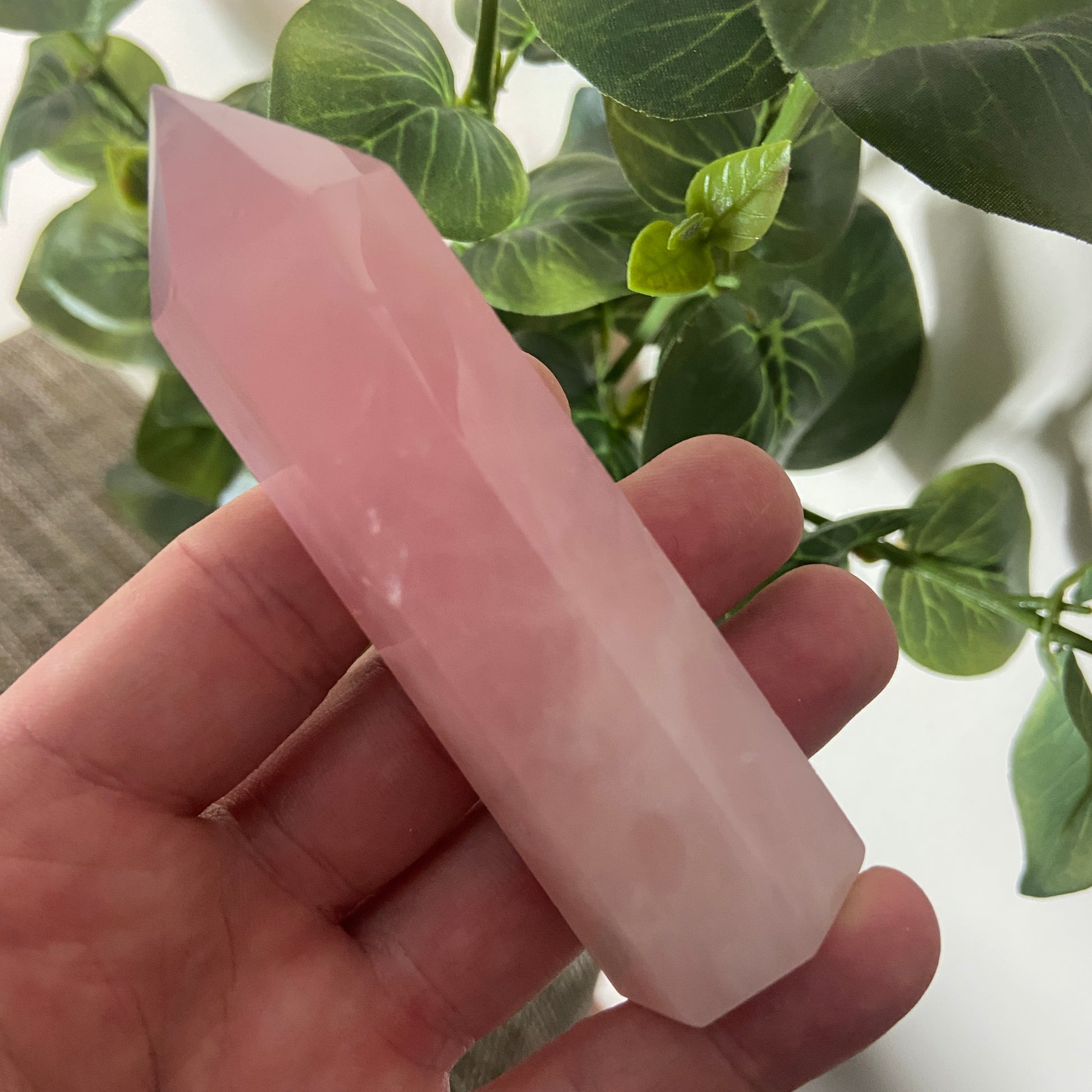 Rose Quartz Point - Earth Elements UK