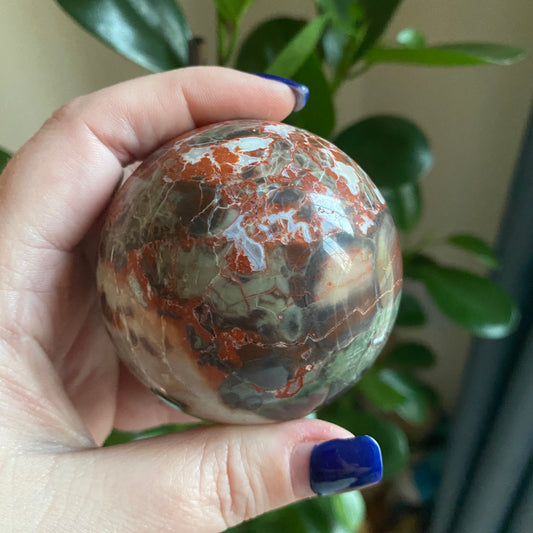 Money Agate Sphere - Earth Elements UK