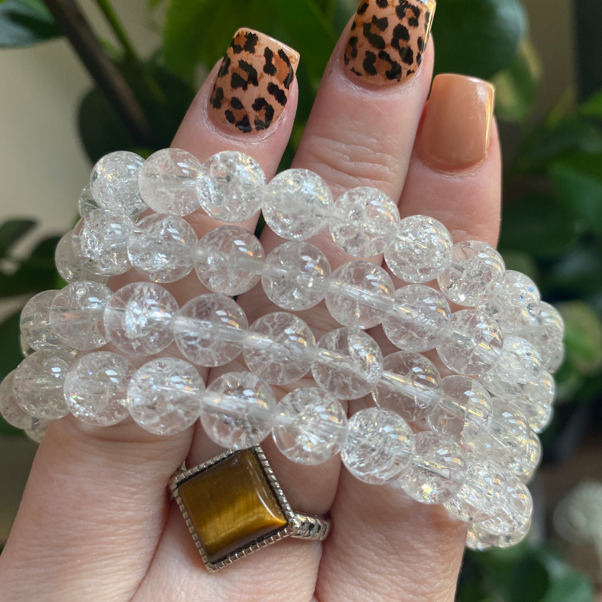 Crackle Quartz Bead Bracelets - Earth Elements UK