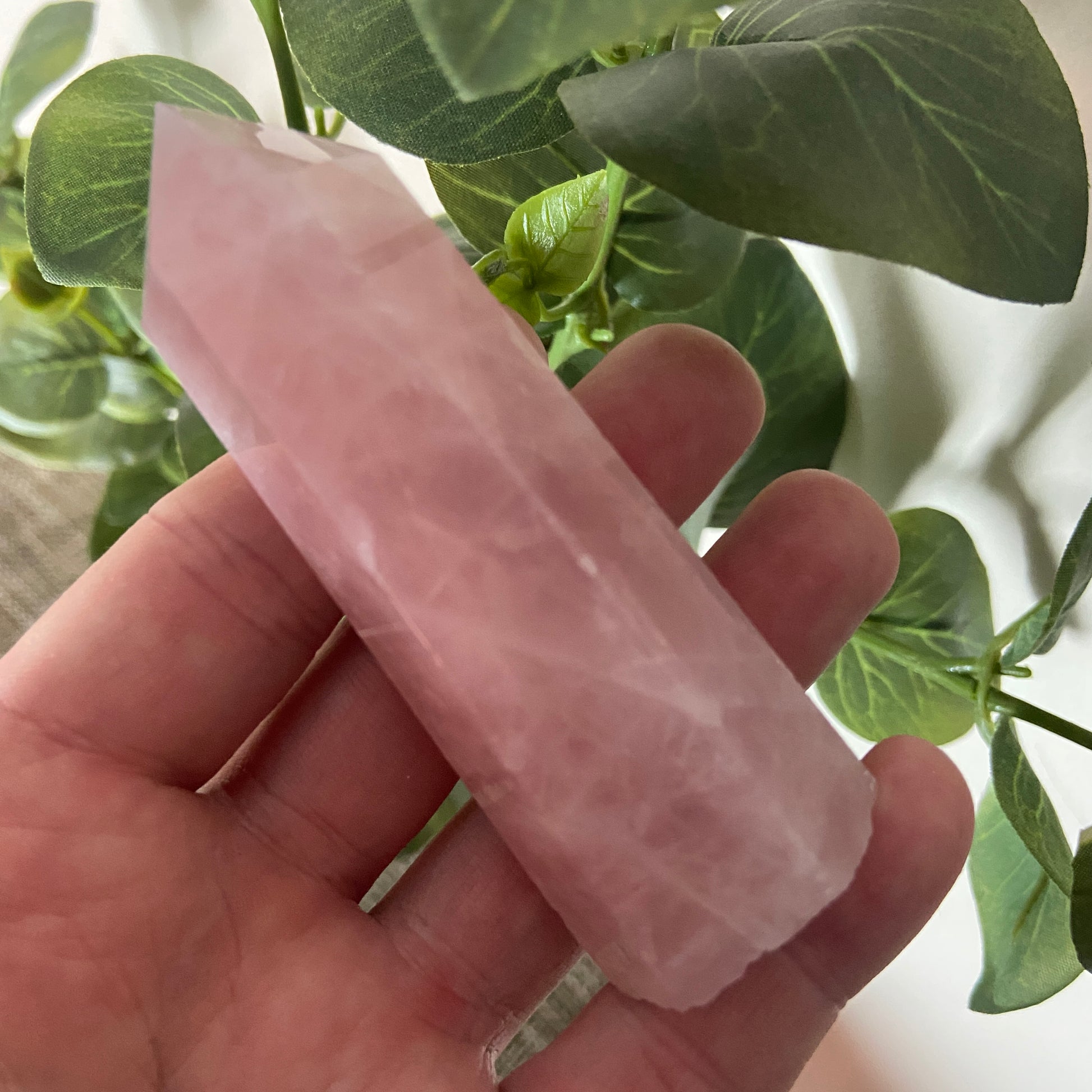 Rose Quartz Point - Earth Elements UK