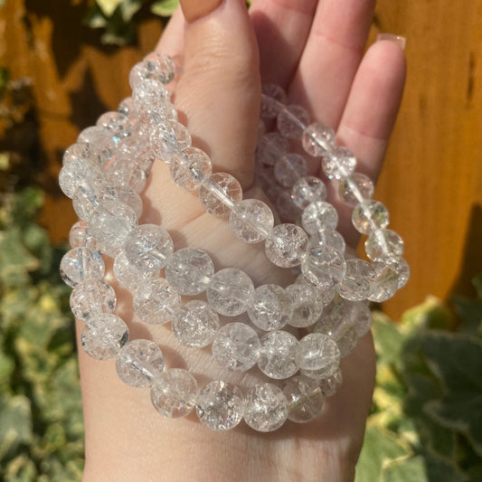 Crackle Quartz Bead Bracelets - Earth Elements UK