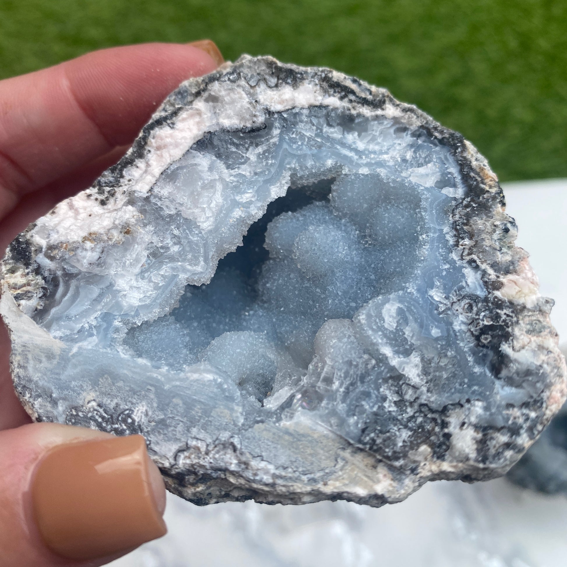 Large Crystal Geode (1) - Earth Elements UK