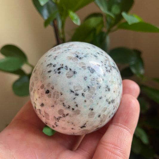 Kiwi Jasper Sphere - Earth Elements UK