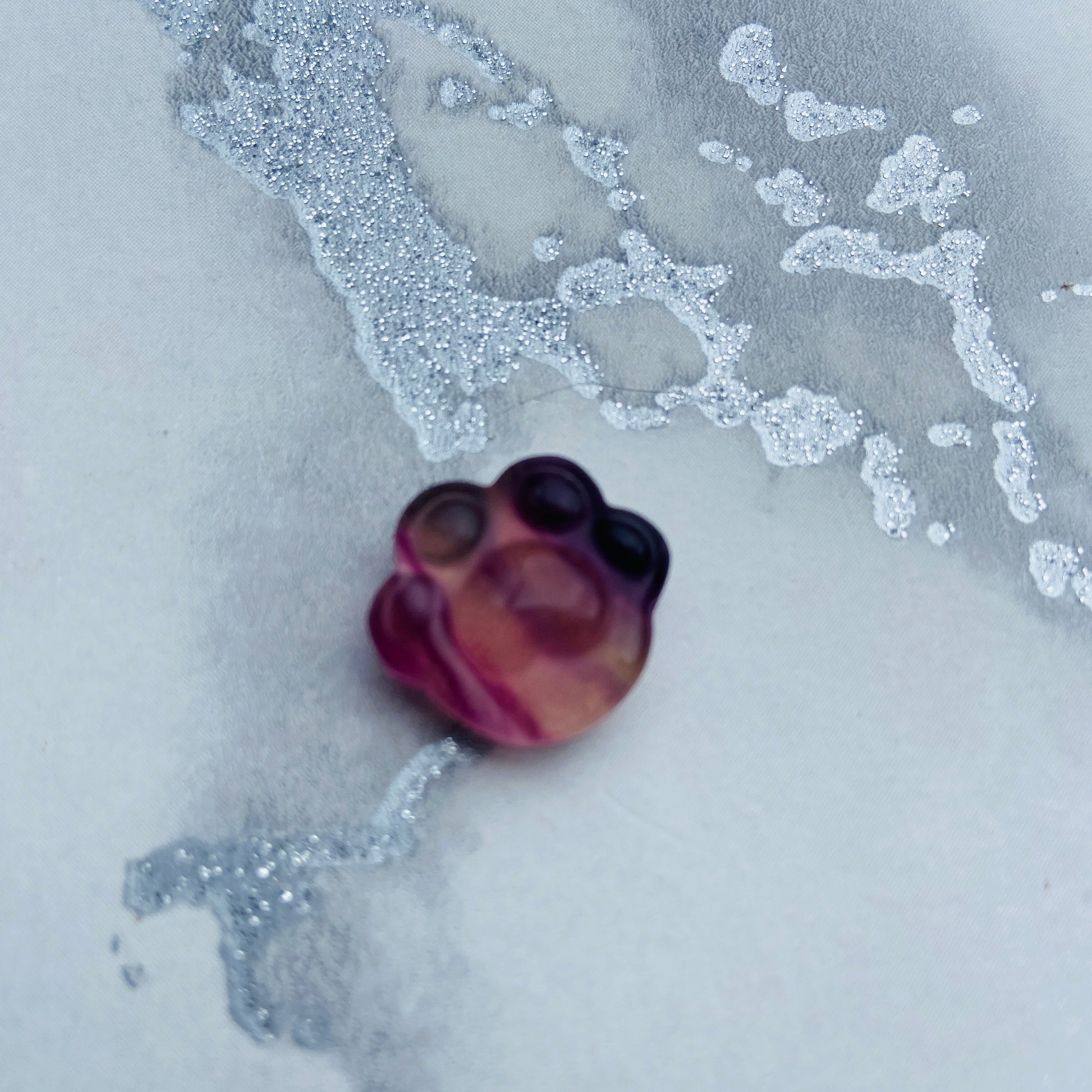 Mini Crystal Paw Print - Earth Elements UK