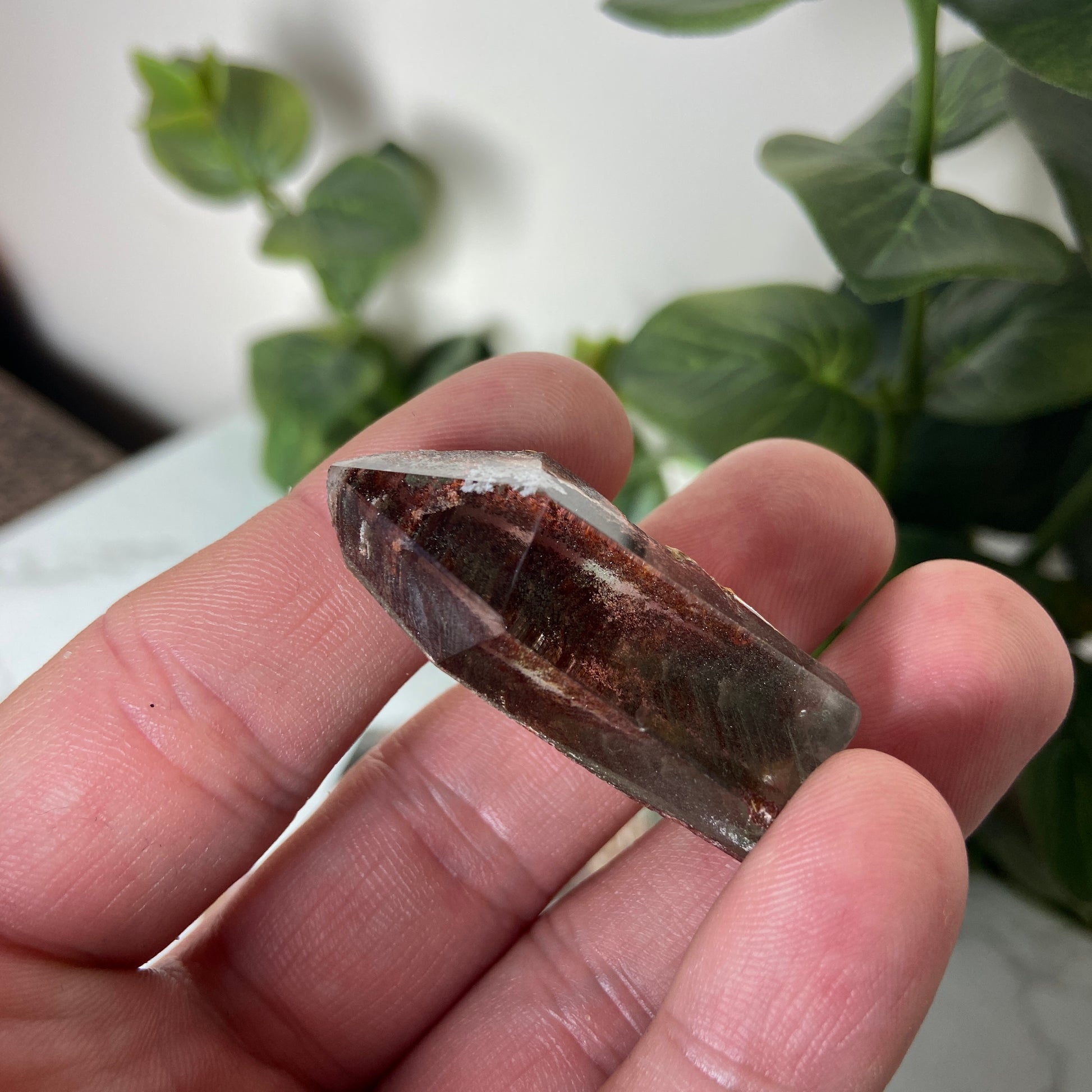Lodolite / Garden Quartz Points - Earth Elements UK