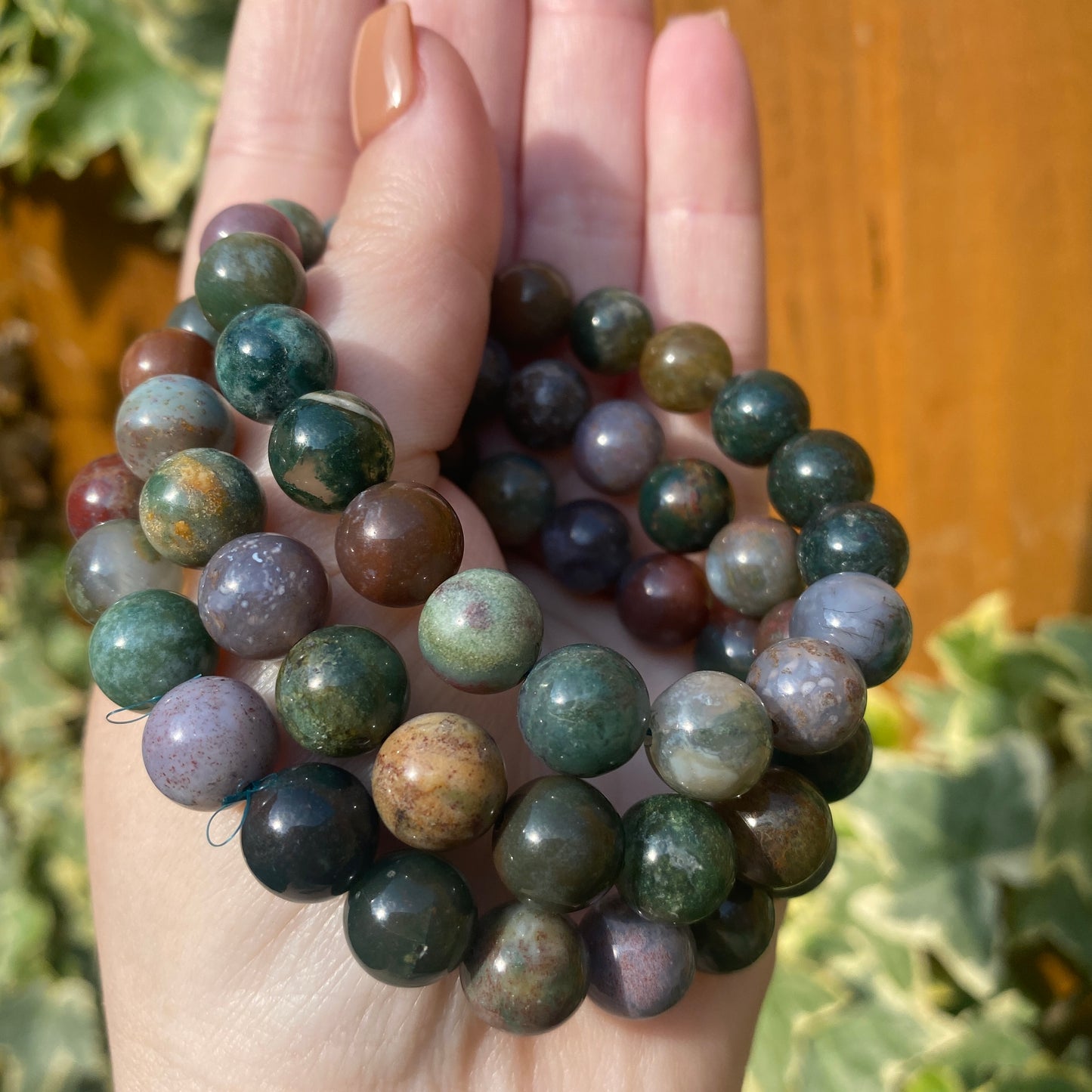 Ocean Jasper Bead Bracelets - Earth Elements UK