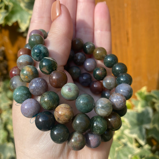 Ocean Jasper Bead Bracelets - Earth Elements UK