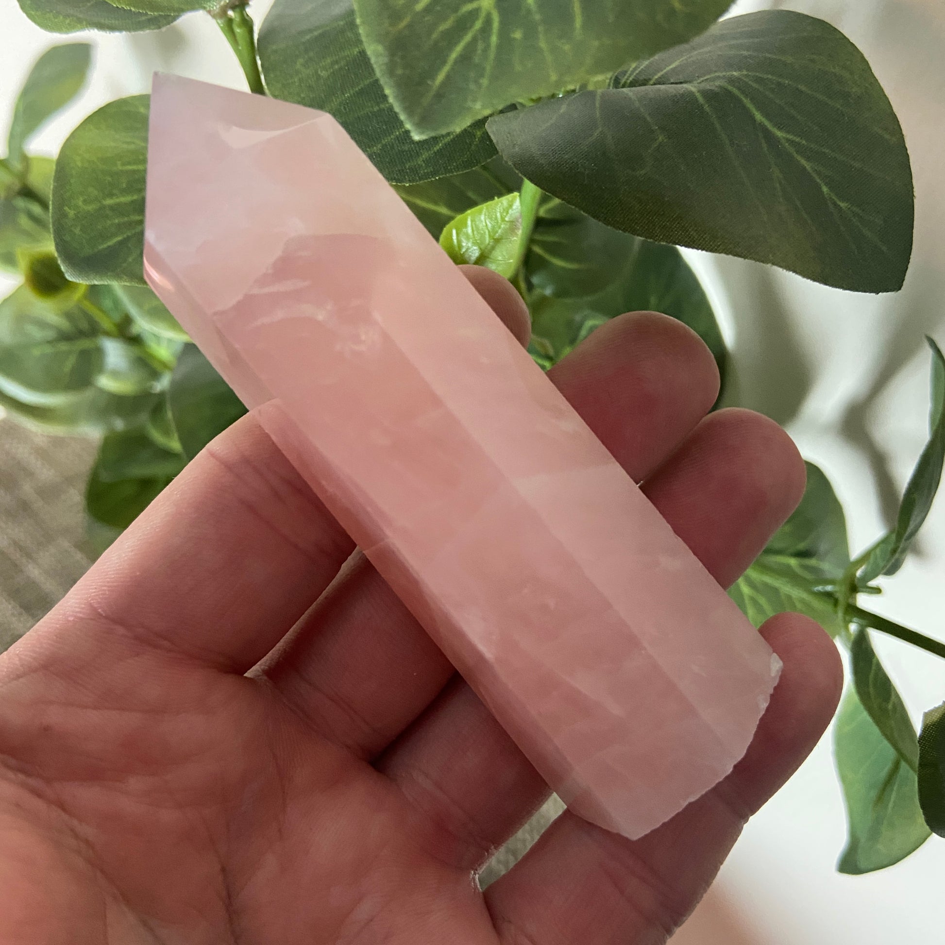 Rose Quartz Point - Earth Elements UK