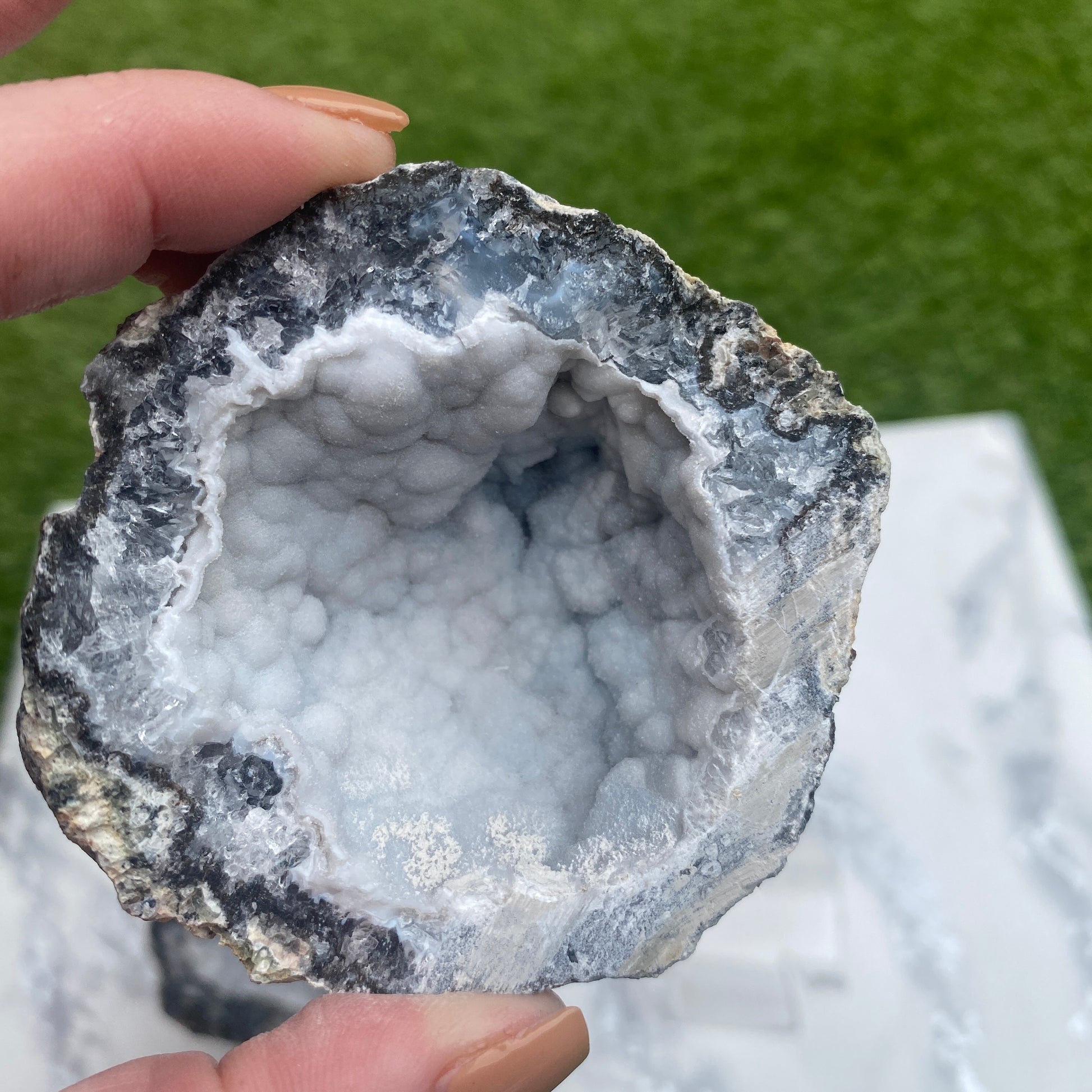Large Crystal Geode (3) - Earth Elements UK