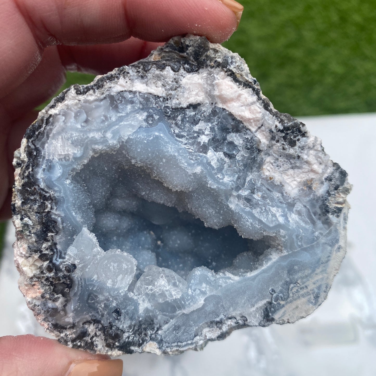 Large Crystal Geode (1) - Earth Elements UK