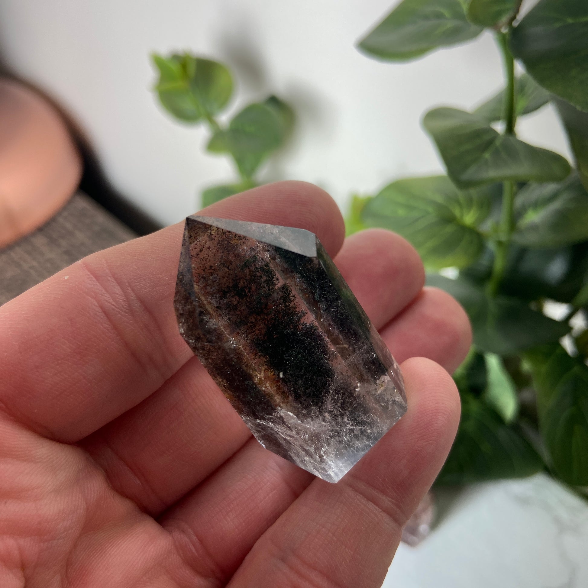 Lodolite / Garden Quartz Points - Earth Elements UK