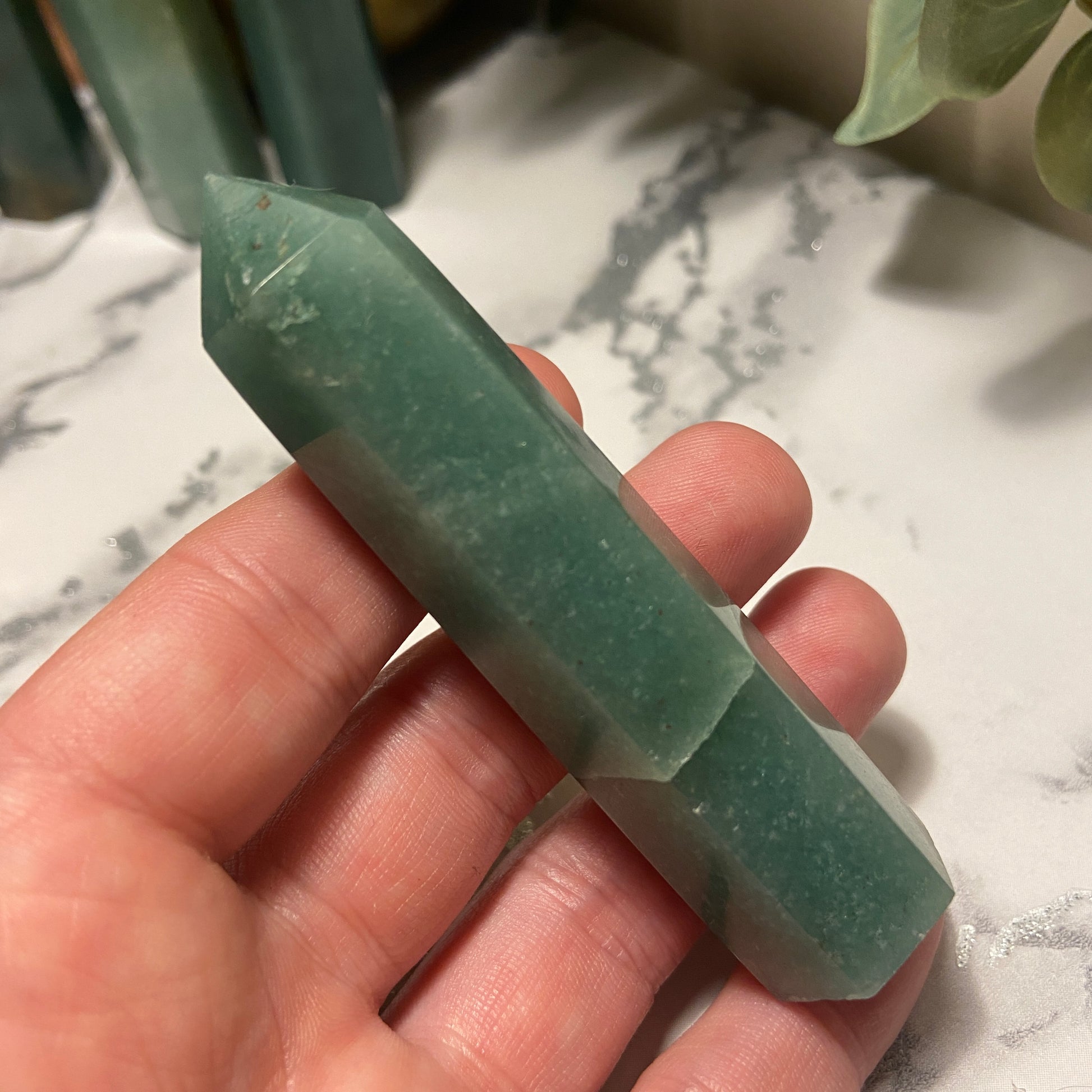 Green Aventurine Points - Earth Elements UK