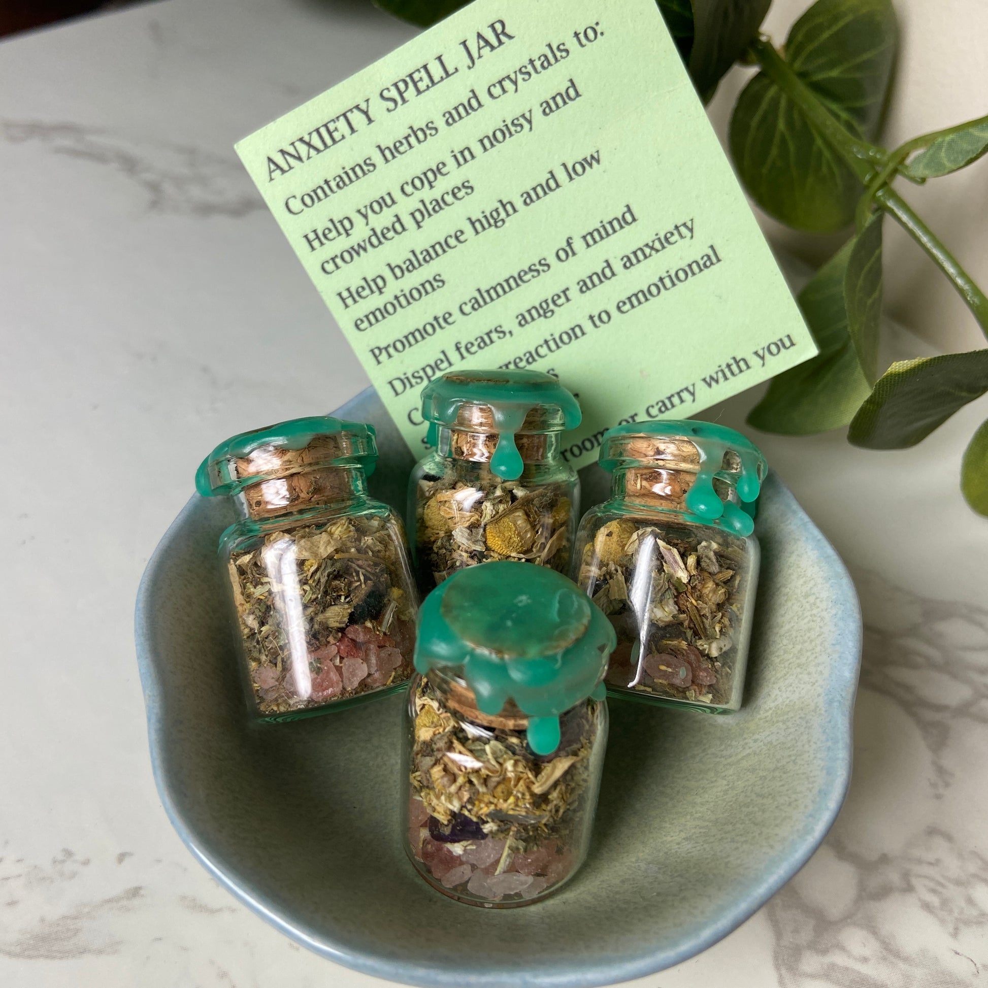 Spell Jar - Anxiety - Earth Elements UK