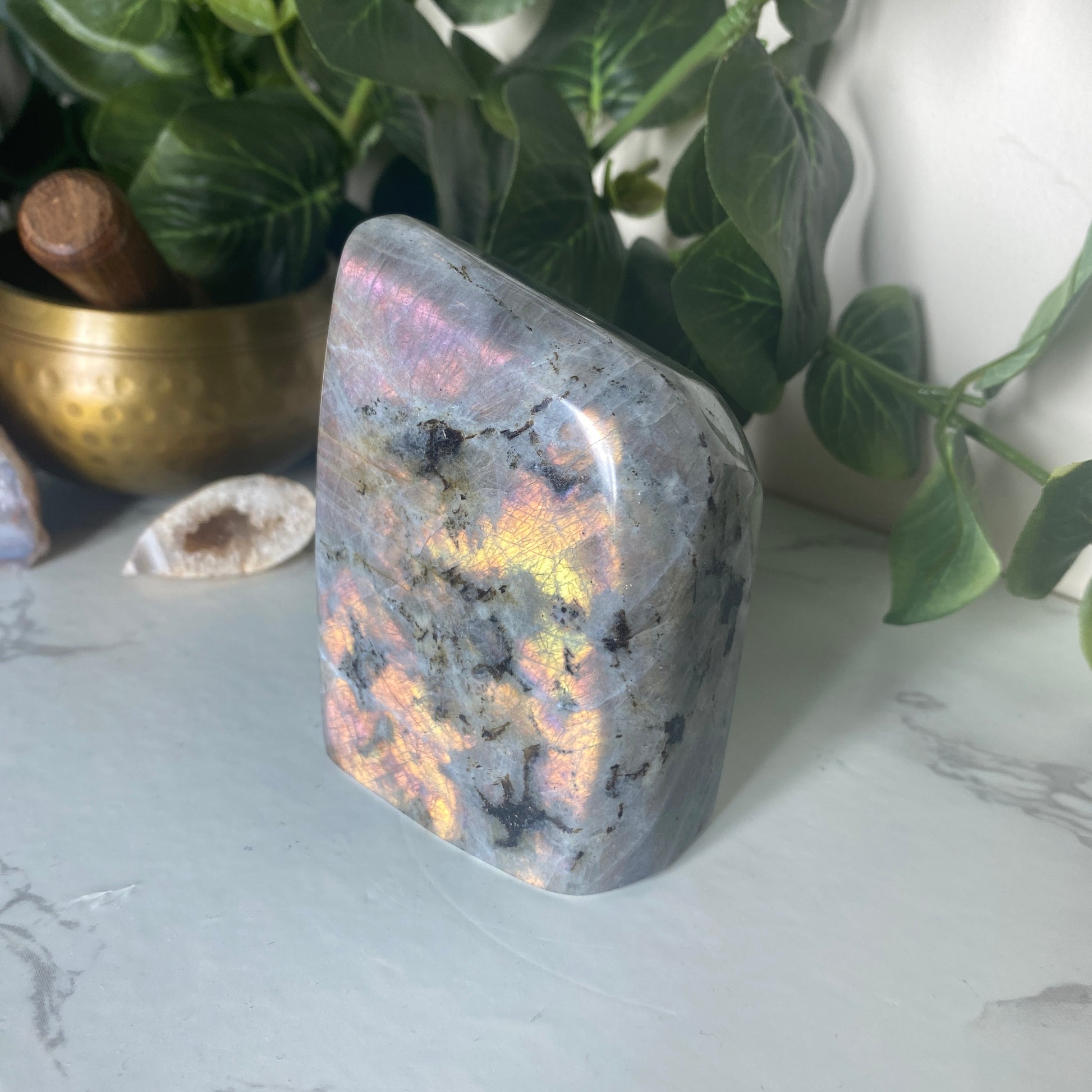Labradorite Sunset Flash Freeform - Earth Elements UK