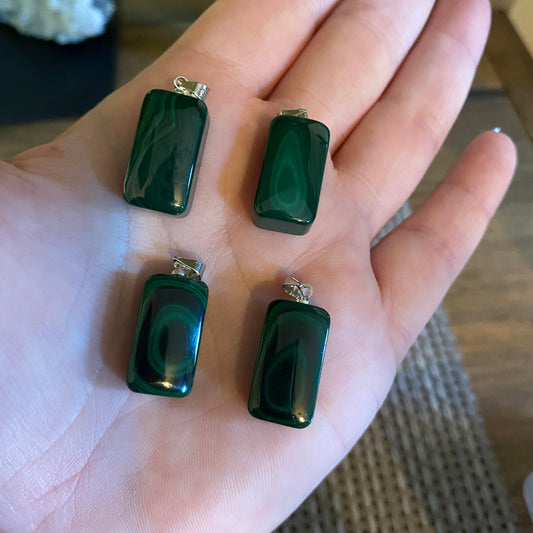 Malachite Pendants - Earth Elements UK