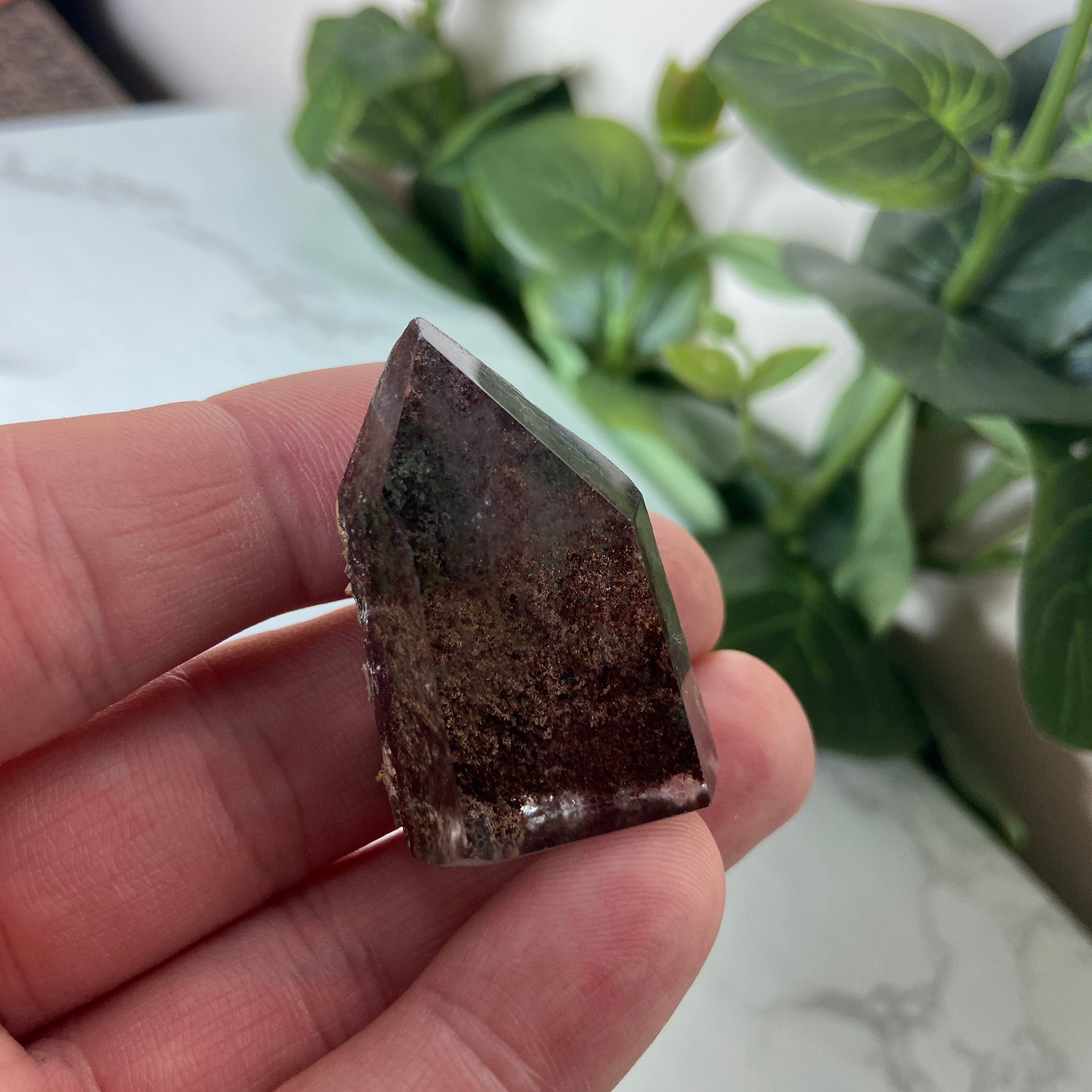Lodolite / Garden Quartz Points - Earth Elements UK