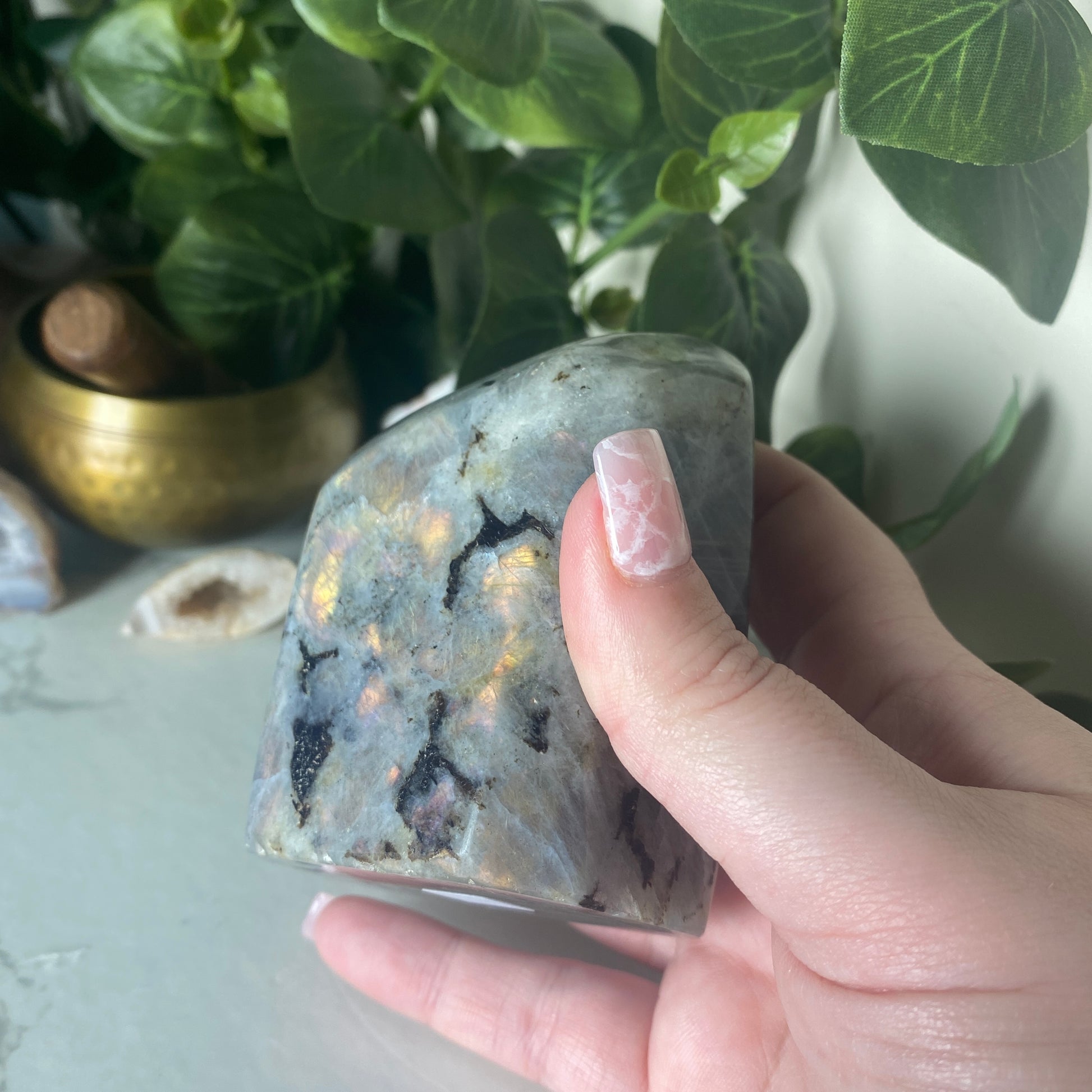 Labradorite Sunset Flash Freeform - Earth Elements UK