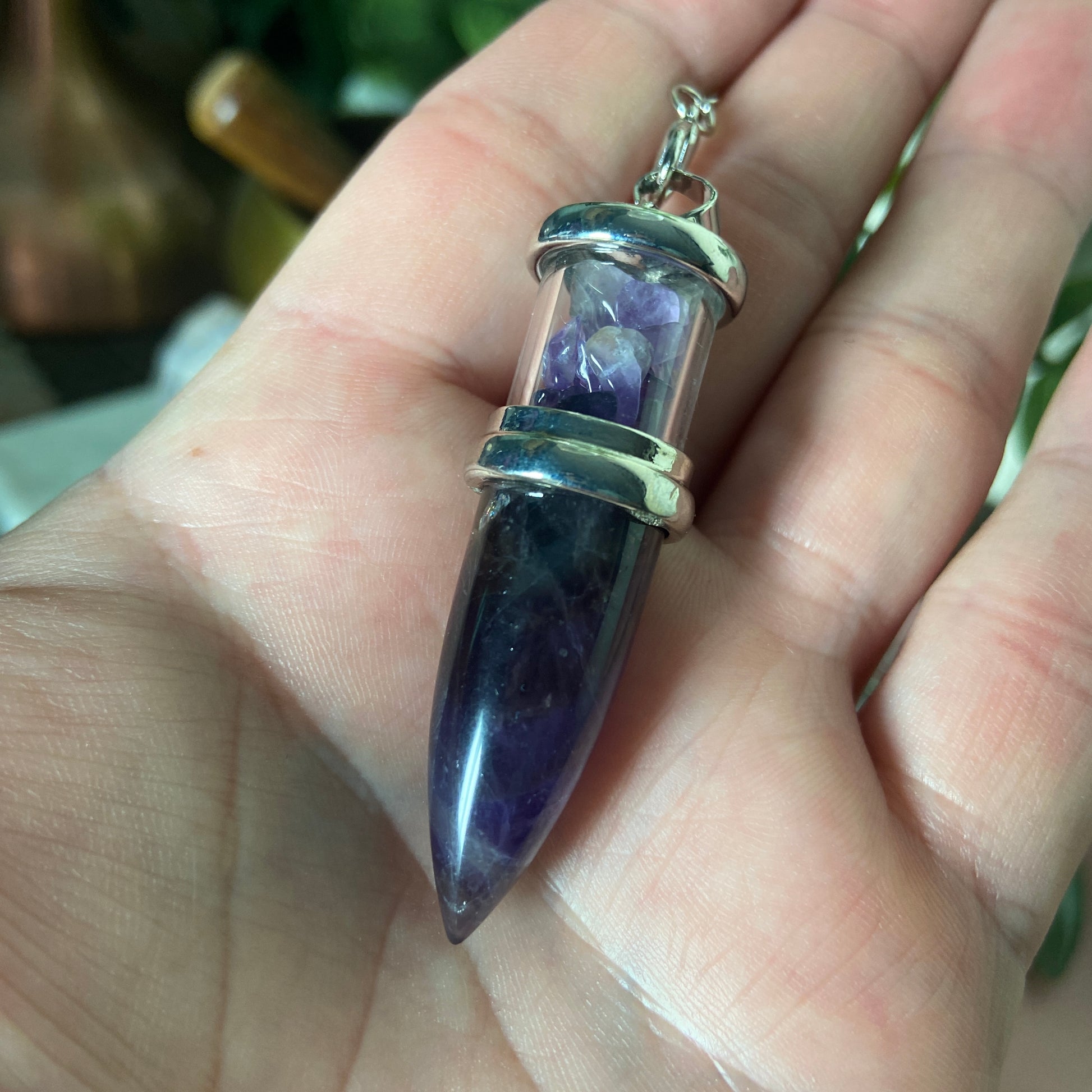 Bullet Shaped Crystal Pendulums - Earth Elements UK