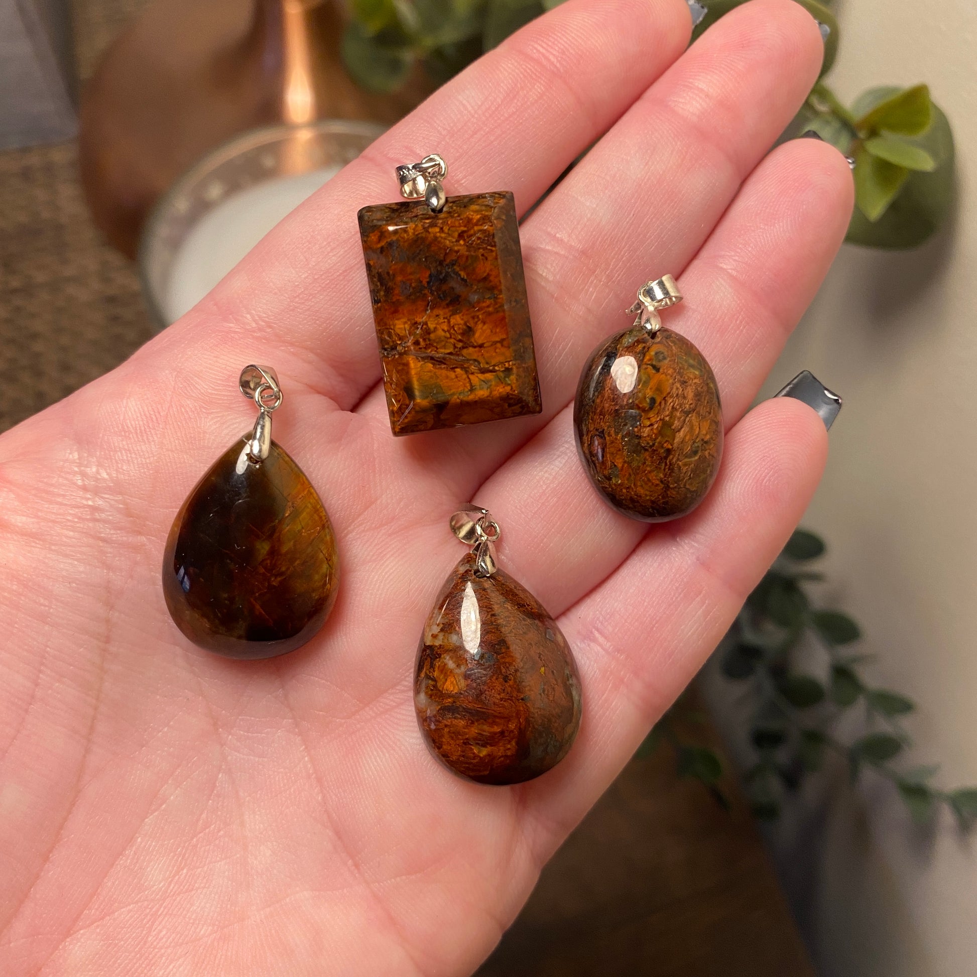 Red Pietersite Pendants - Earth Elements UK