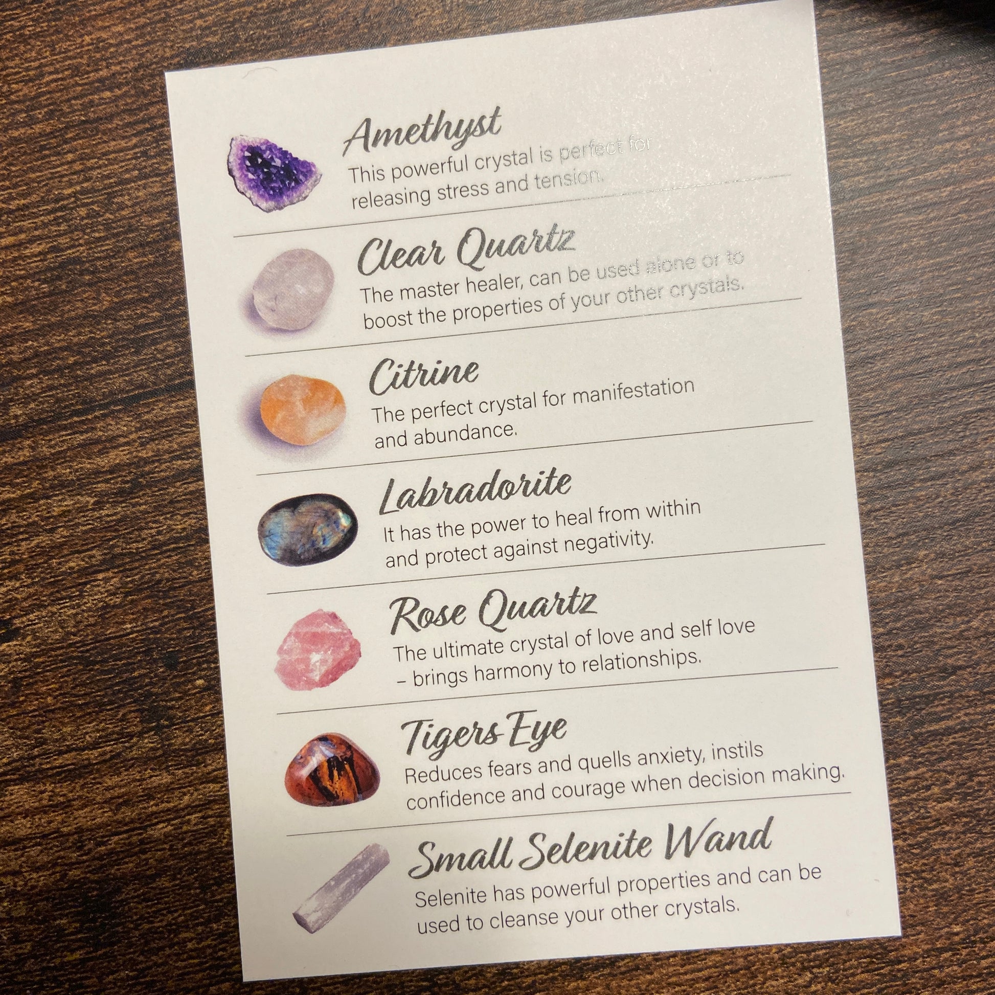 Beginners Crystal Box - Earth Elements UK