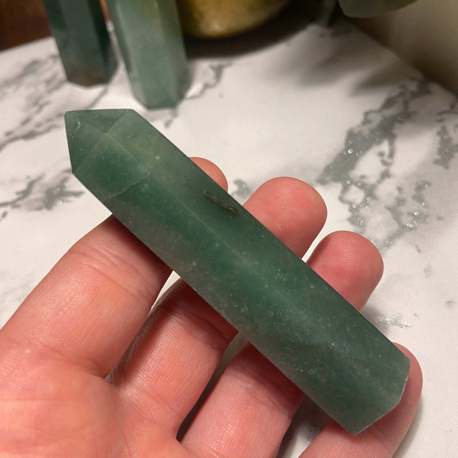 Green Aventurine Points - Earth Elements UK
