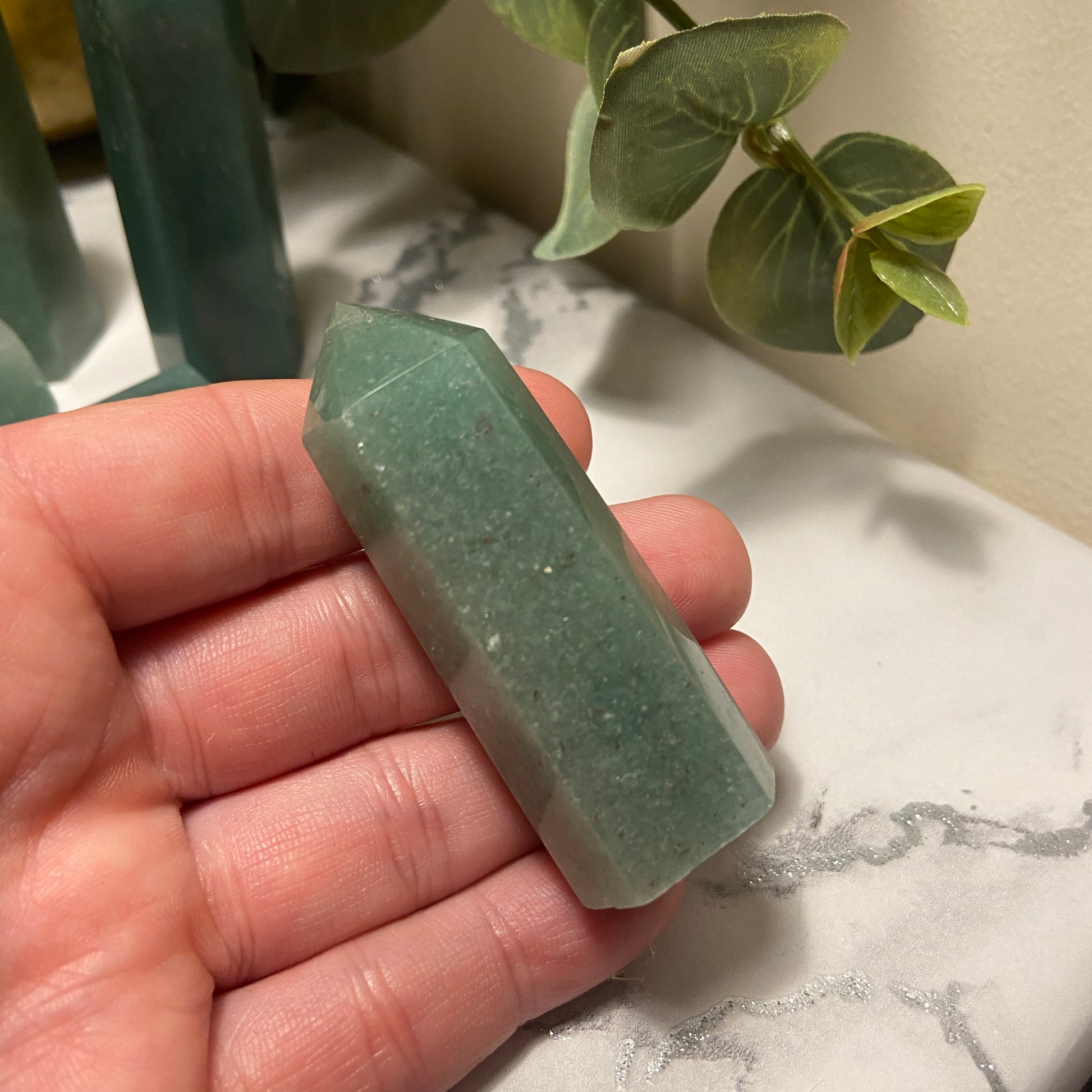 Green Aventurine Points - Earth Elements UK